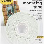 Scotch Mounting, Fastening, & Surface Protection Scotch Foam Mounting Tape, 1/2-inch x 150-inches, White, 1-Roll (4013), 1/2"x150", Clear